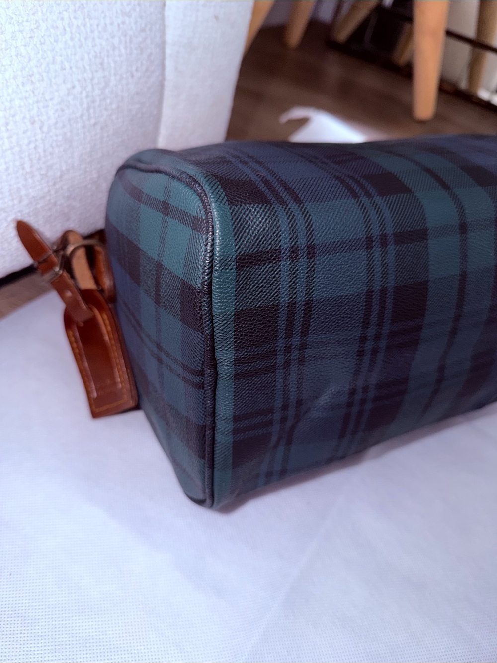 Ralph Lauren Tartan Boston purse - Picture 8 of 15